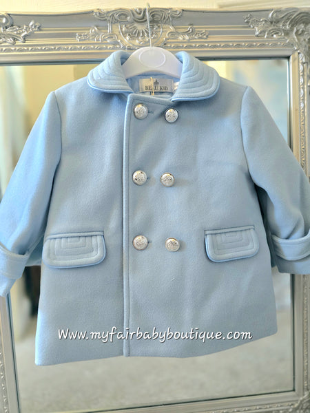 Beau Kid Traditional Boys Blue Coat ~ 12m-5y