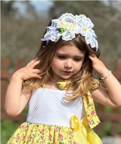 Sonata Infantil SS25 Spanish Girls Margarita Headband ~ MADE TO ORDER
