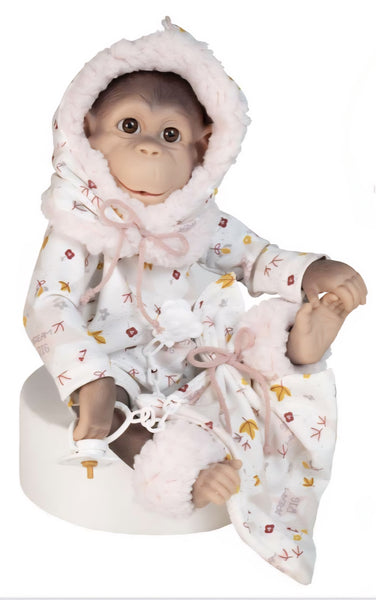 Spanish Silicone Feel Reborn Monkey Doll 636103 - IN STOCK NOW