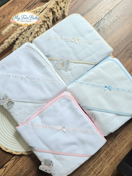 Spanish Super-Soft Baby Hooded Towels ~ 4 Colours