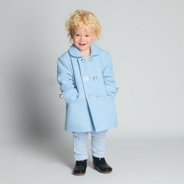 Beau Kid Traditional Boys Blue Coat ~ 12m-5y