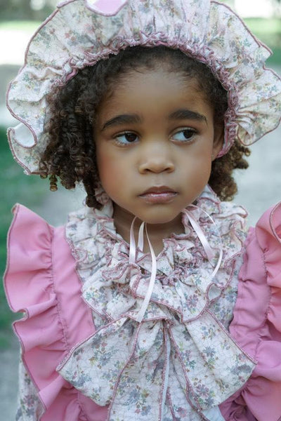 Ela Confeccion AW25 Spanish Girls Pink Romper - MADE TO ORDER