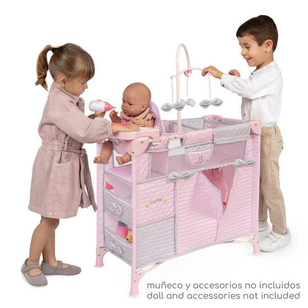 DeCuevas Spanish Pink Sophie 9X1 Dolls Travel Station 53075 ~ IN STOCK NOW