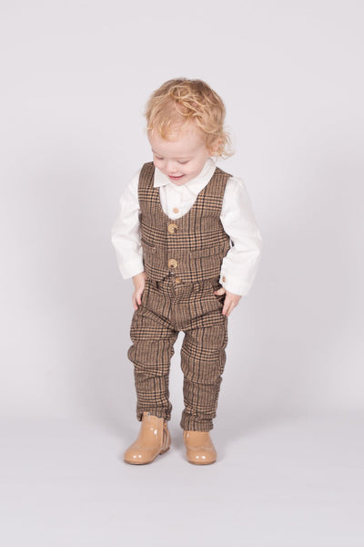 Beau Kid Traditional Boys Tweed Trouser Set 2572