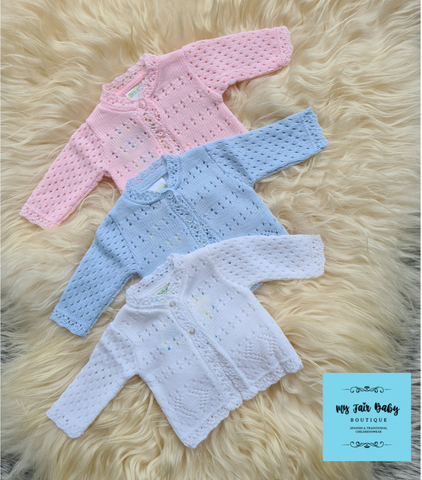 Traditional Baby Openstitch Cardigan