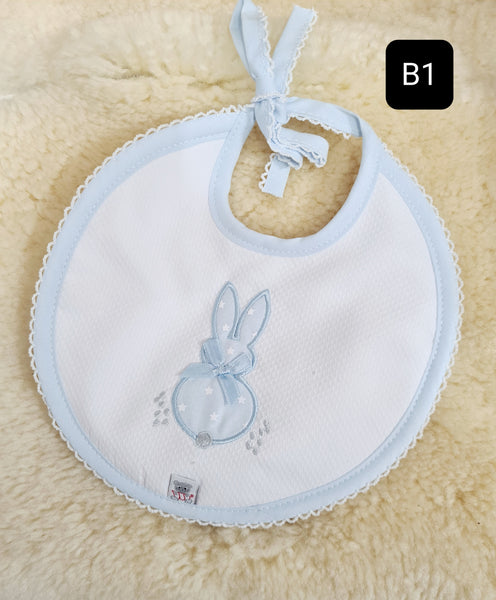Traditional Baby Bunny Towelling Bibs