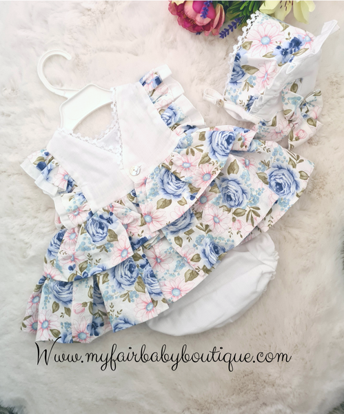 DBB Collection SS22 Baby Girls Izzy Dress Set 9501 - 3m