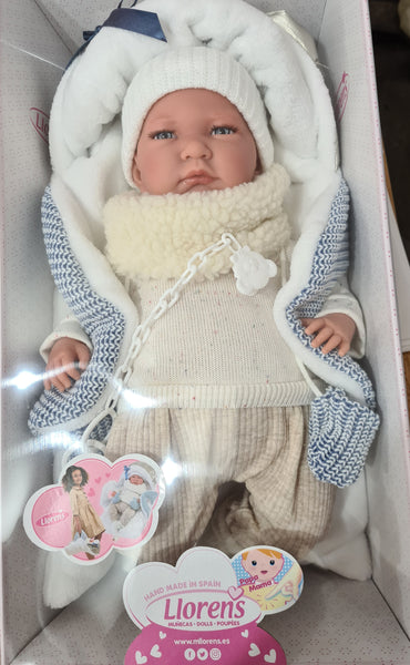 Spanish Llorens Lalo Crying Baby Boy Doll 74003 - 1 IN STOCK NOW