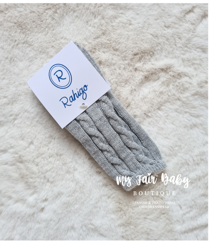 Rahigo AW22 Boys Grey & Cream Socks