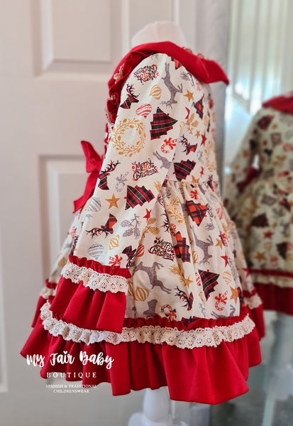 Ricittos AW22 Spanish Older Girls Christmas Dress