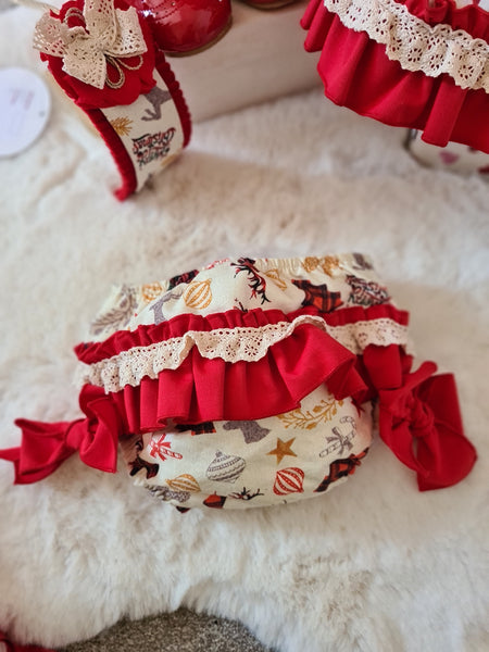 Ricittos AW22 Spanish Baby Girls Christmas Dress Set