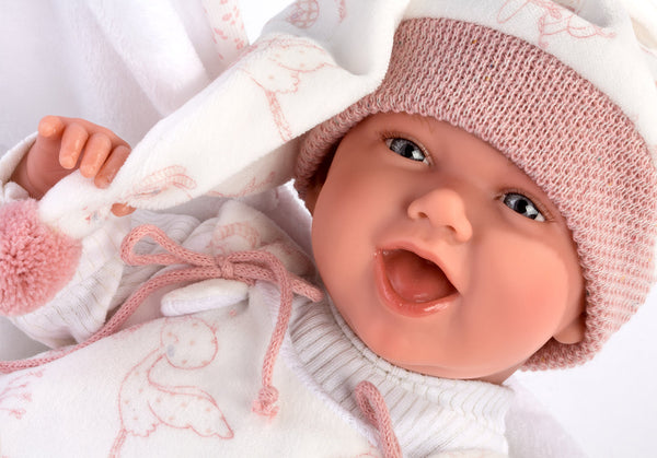 Spanish Mimi Laughing Baby Girl Doll 74006