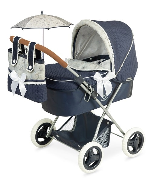 Spanish DeCuevas Folding My First Classic Pram 85044 Navy (60cm