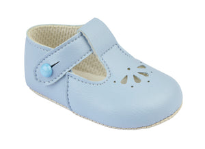 Traditional Baby Boys Baypod Soft Soled Cutout Shoes