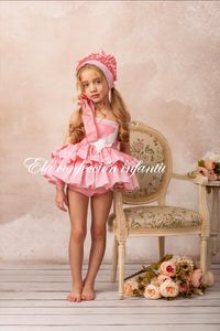 ELA Confeccion Pink Juliette Dress. ElA confeccion SS21. ELA Confeccion stockist. My Fair Baby Boutique
