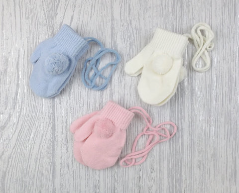 Traditional Baby Connecting Mittens