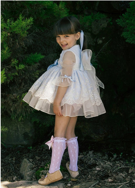 Sonata Spanish Girls Cream Special Occassion/Christening Dress IN2 - MADE TO ORDER