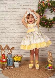 Sonata SS22 Spanish Girls Puffball Easter Dress VE2205 - MADE TO ORDER