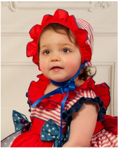 Sonata SS22 Spanish Girls 4th Of July Bonnet - MADE TO ORDER