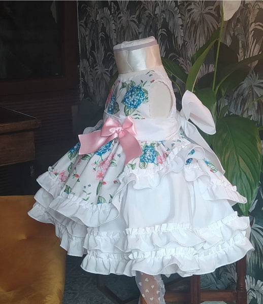 Sonata Infantil Spanish Girls Floral Summer Dress VE2103 - MADE TO ORDER