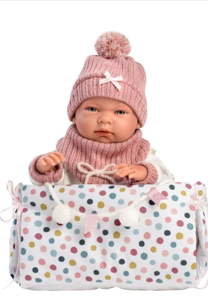 Spanish 40cm Llorens Nica Newborn Baby Girl Doll 73888 - 2 IN STOCK NOW