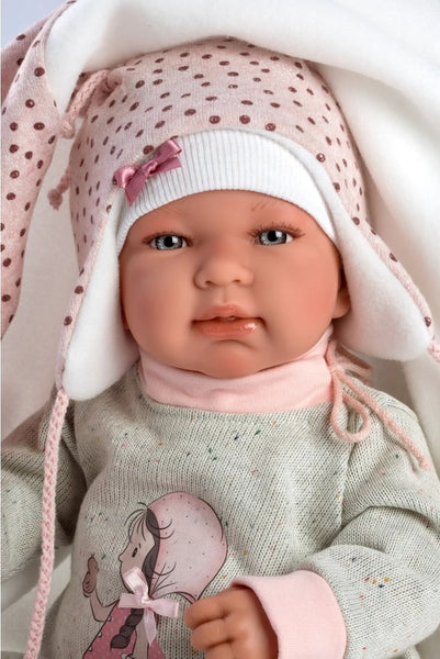 Spanish Llorens Tina Crying Baby Girl Doll 84460 - IN STOCK NOW