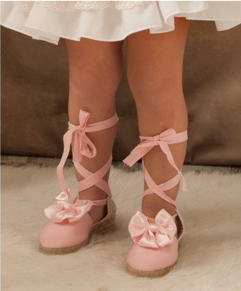 Sonata Spanish Girls Pink Summer Shoes VE2133 - MADE TO ORDER