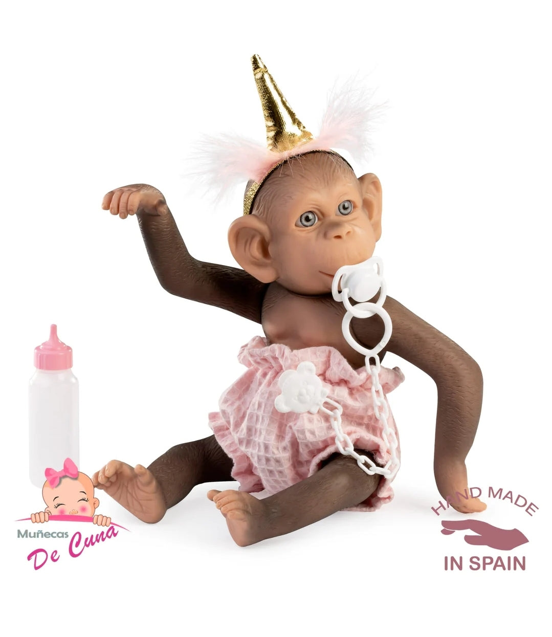 Spanish Baby Lola Reborn Birthday Monkey Doll 020205 - IN STOCK NOW