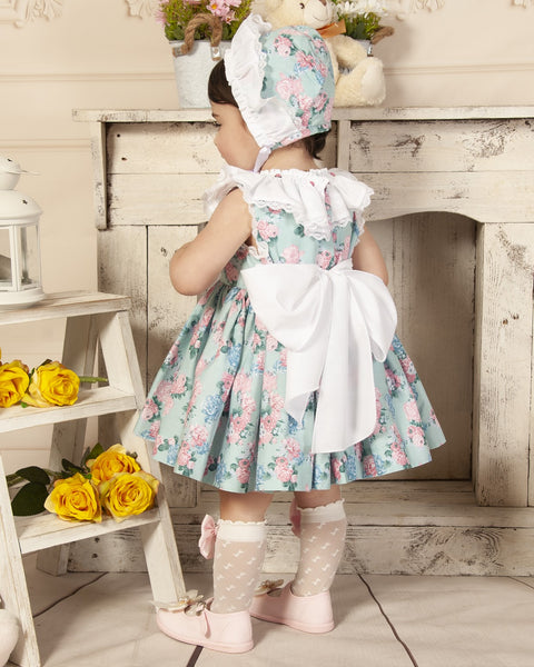 Sonata SS23 Spanish Girls Floral Summer Dress VE2308 - MADE TO ORDER