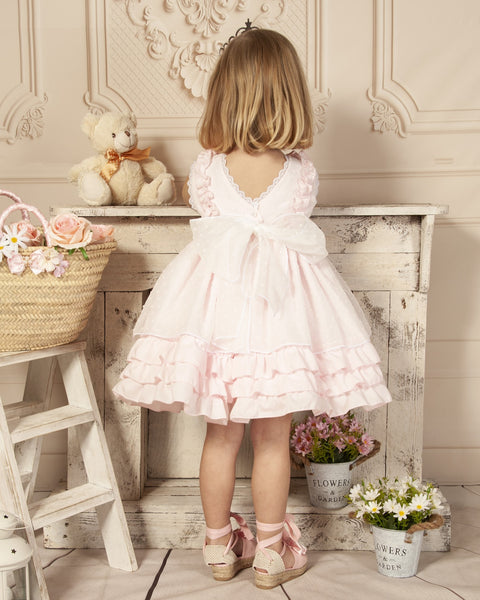 Sonata SS23 Spanish Girls Pink Princess Dress VE2312 - MADE TO ORDER