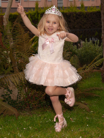 Sonata Infantil Spanish Girls Pink Tutu Tulle Dress VE2327 ~ MADE TO ORDER