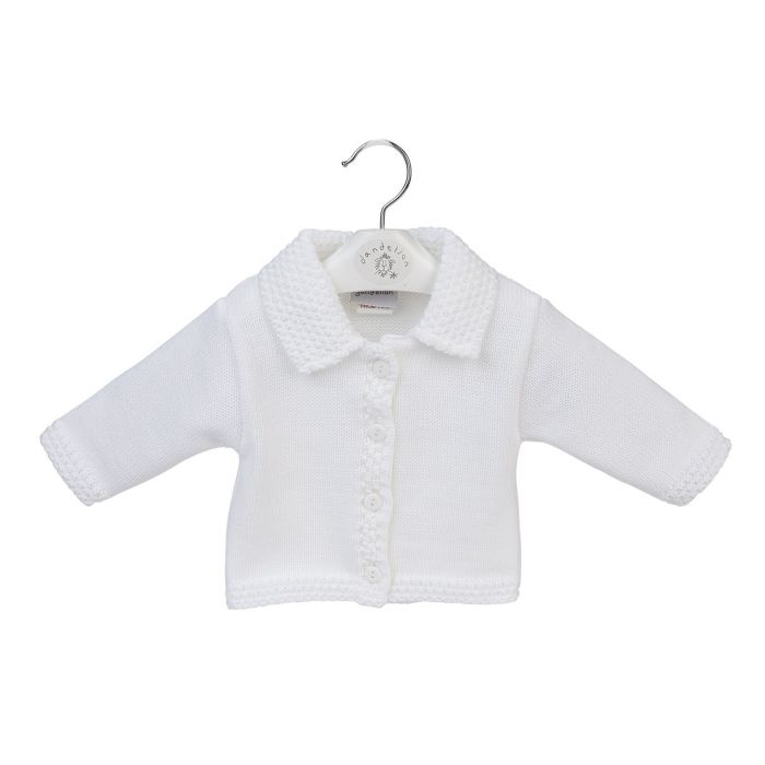 Dandelion Knitted Collared Baby Cardigans